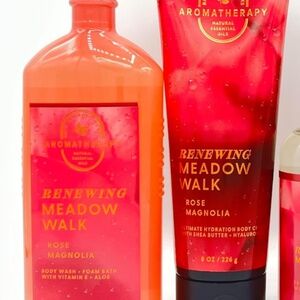 Bath & Body Works Renewing Meadow Walk Rose Magnolia